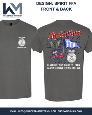 Spirit FFA - Front & Back | Custom, Licensed FFA Chapter Apparel