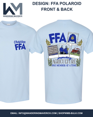 FFA Polaroid - Front & Back | Custom, Licensed FFA Chapter Apparel