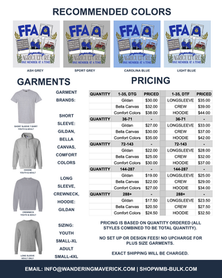 FFA Polaroid - Front & Back | Custom, Licensed FFA Chapter Apparel