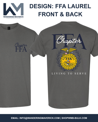 FFA Laurel - Front & Back | Custom, Licensed FFA Chapter Apparel