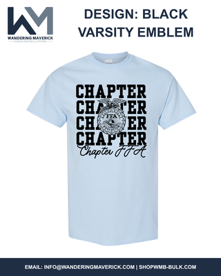 Black Varsity Emblem | Custom, Licensed FFA Chapter Apparel