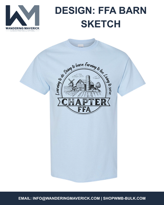 FFA Barn Sketch | Custom, Licensed FFA Chapter Apparel